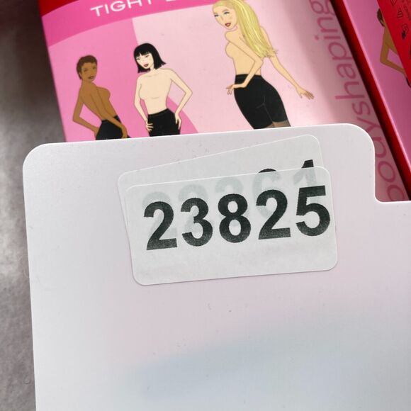 SPANX Body Shaping Tight End Tights Women's Size E Black Silver Metallic Pattern - Picture 7 of 7